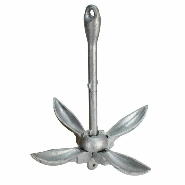 Lastplay BoatTector Galvanized Folding & Grapnel Anchor - 7 lbs LA3095626